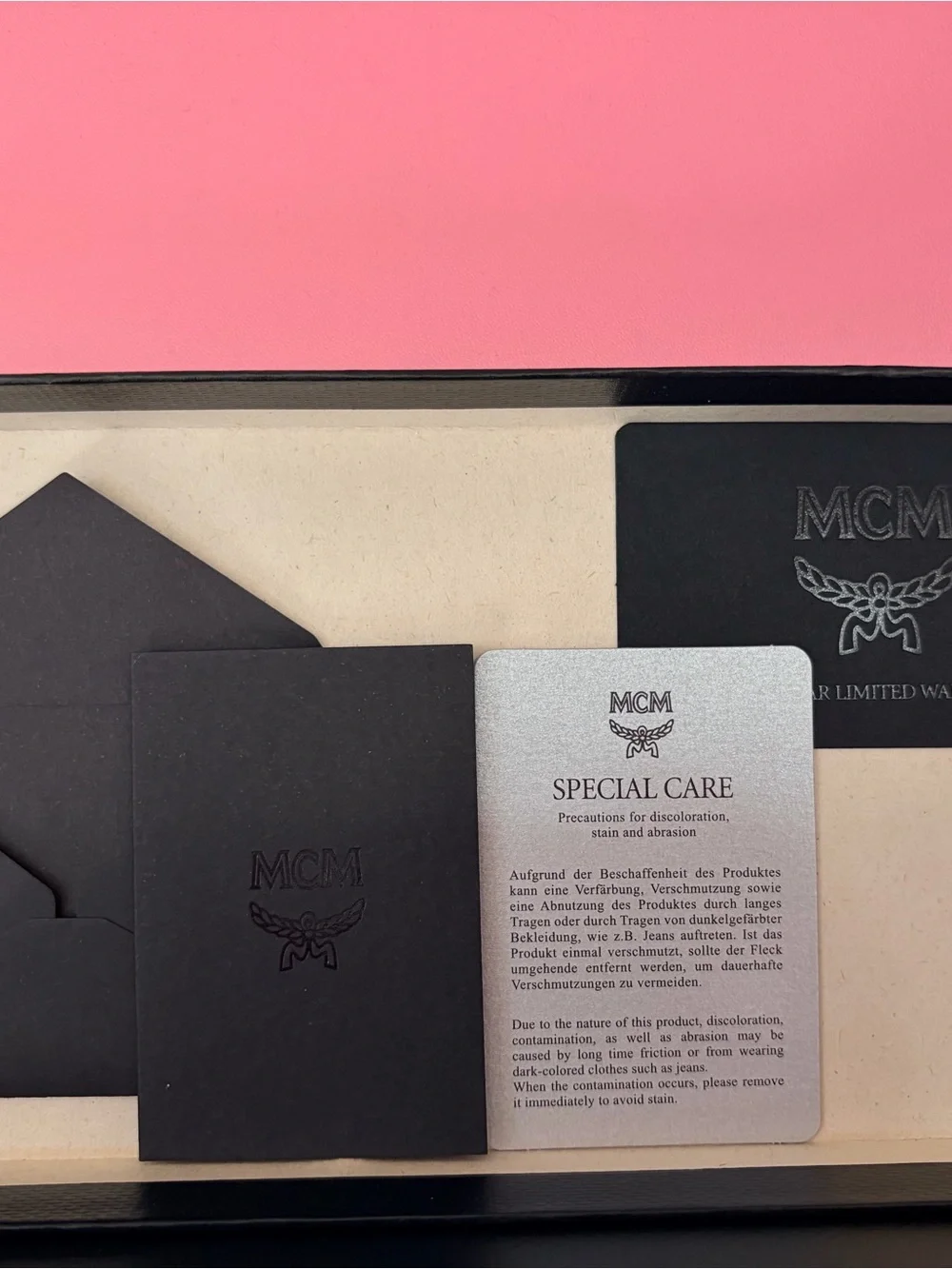 MCM powder pink